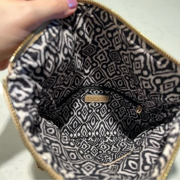 Urban Expressions beige woven convertible clutch/shoulder bag - Picture 6 of 6